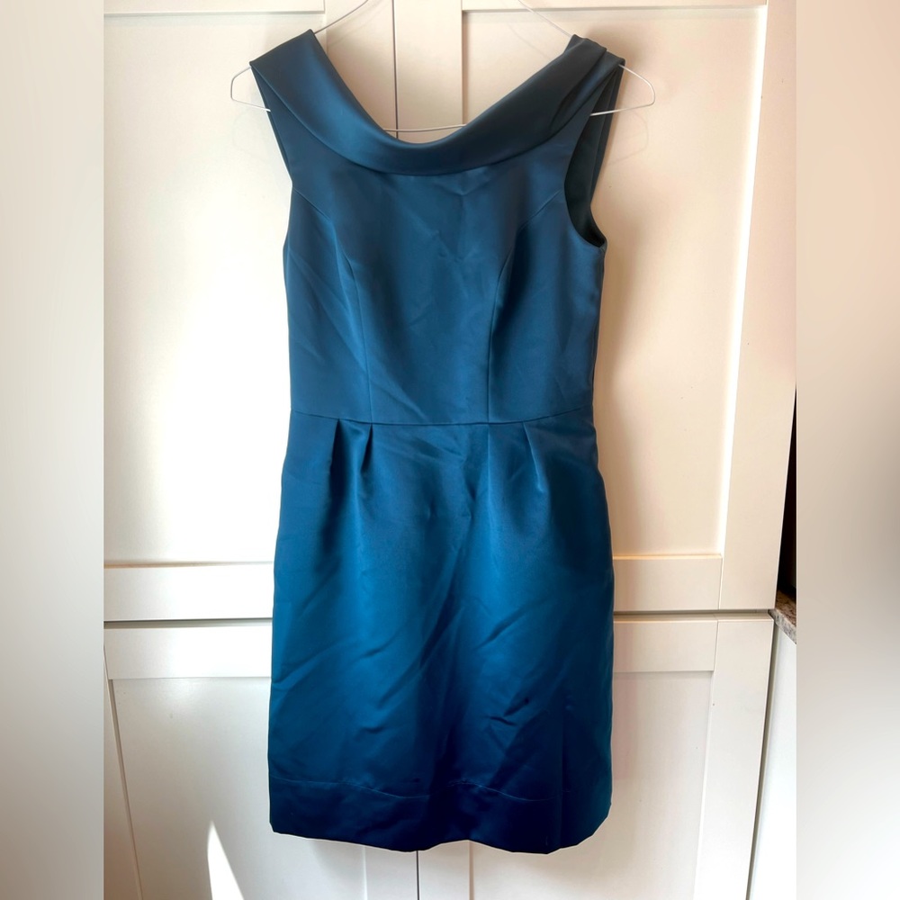 Jewel Toned Cocktail Dress THREAD, cowl neck, size 4